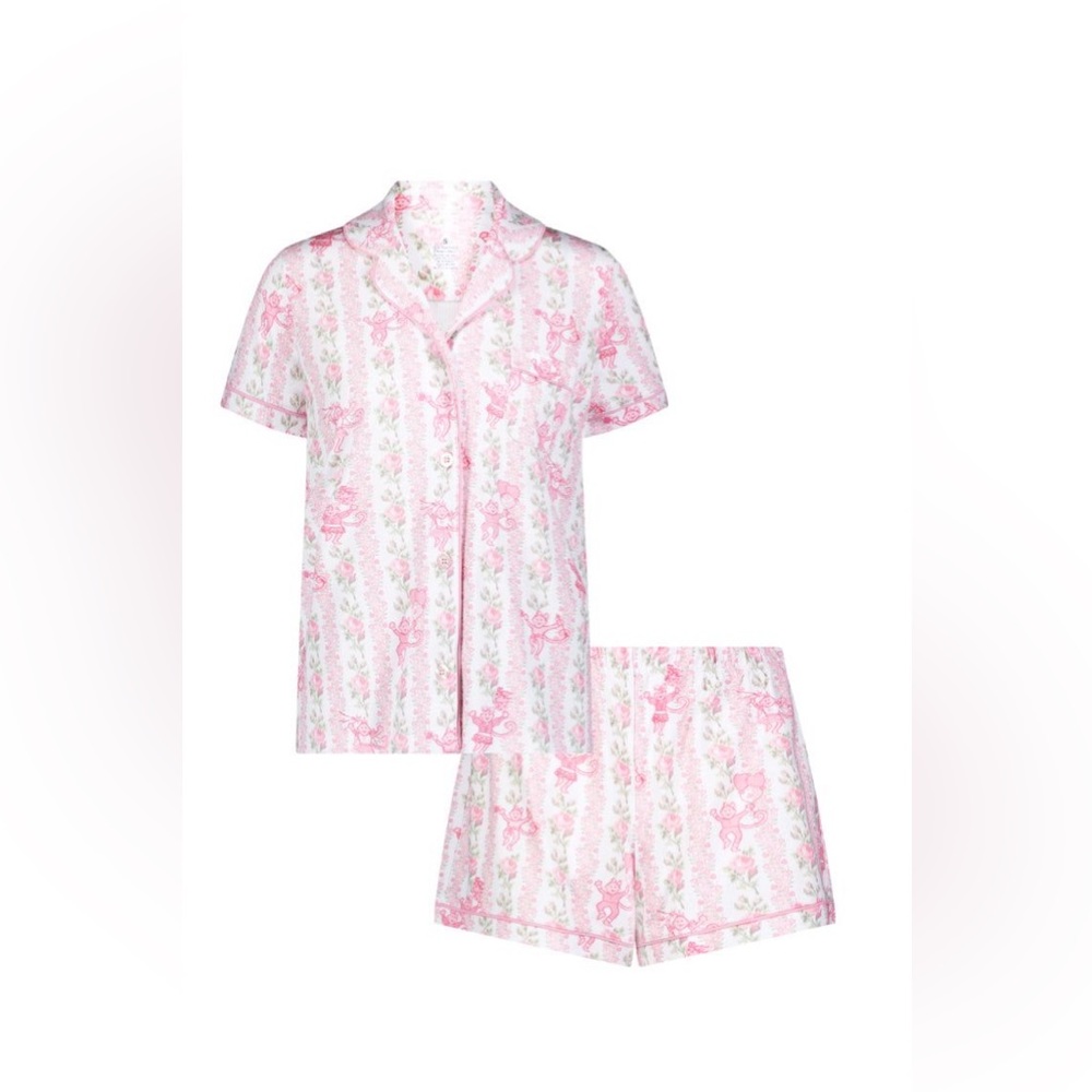 LoveShackFancy x Roller Rabbit Heirloom Monkey Polo Pajamas
